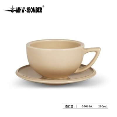 MHW Ceramic Cup 280ml-apricot color