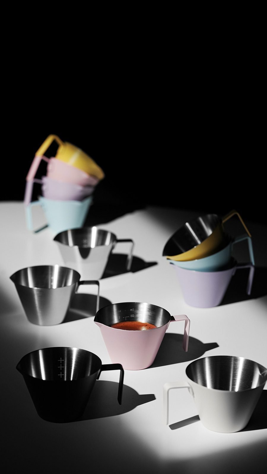 ⁦Mhw Stainless Steel Measuring Cup 100ml-off-white⁩ - الصورة ⁦5⁩