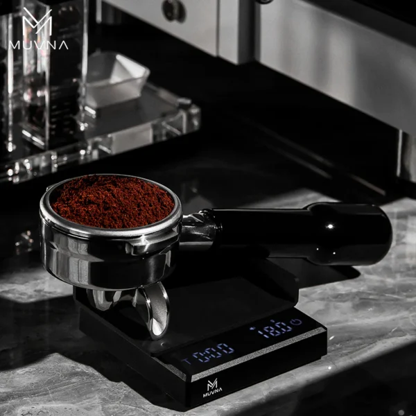 MUVNA Prosecco Mini Coffee Scale black