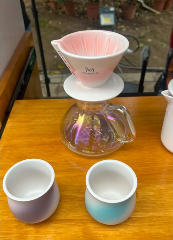 MUVNA V2 Hand Brewed Coffee Cone Filter Cup Pink