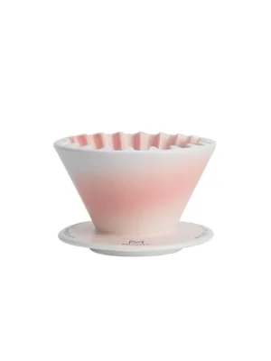 MUVNA Hand Brewed Coffee Cone Filter Cup Pink