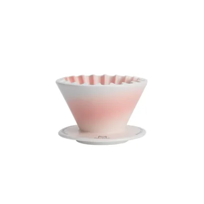MUVNA Hand Brewed Coffee Cone Filter Cup Pink