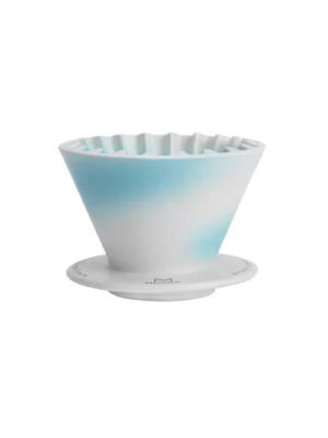 MUVNA Hand Brewed Coffee Cone Filter Cup Blue