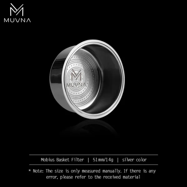 MUVNA Precision High Extraction Mobius Basket Filter 51 mm 14 g