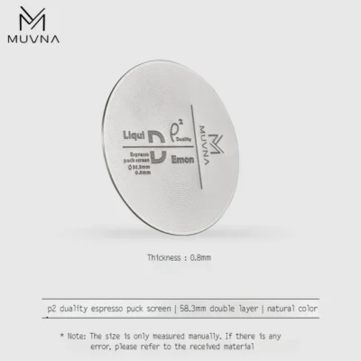 MUVNA P2Duality Espresso Puck Screen