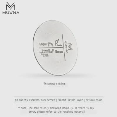 MUVNA P3 Duality Espresso Puck Screen