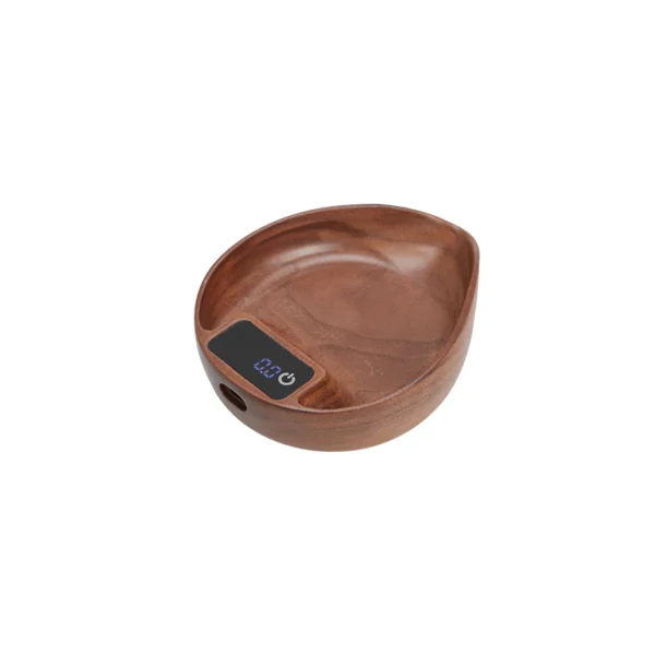 MUVNA Electronic Scale Coffee Bean Tray-Walnut - Image 2