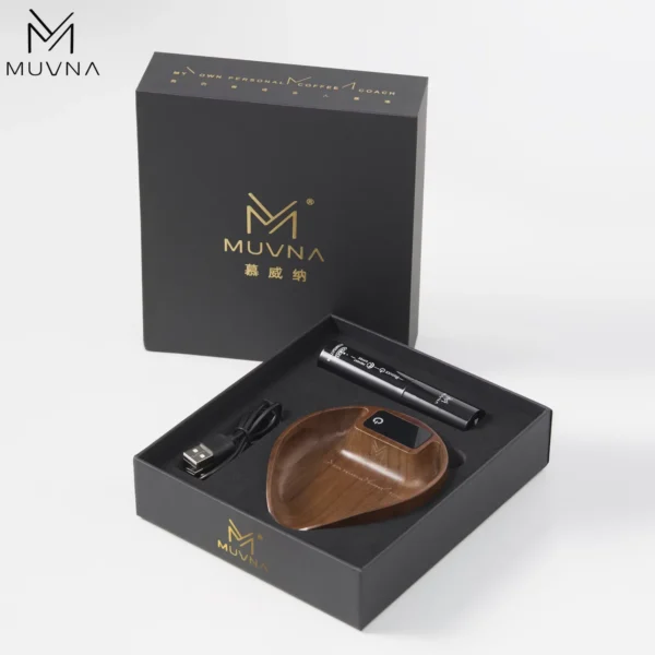 MUVNA Electronic Scale Coffee Bean Tray-Walnut