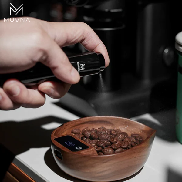 MUVNA Electronic Scale Coffee Bean Tray-Walnut - Image 7