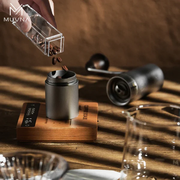 MUVNA Coffee Electronic Scale Walnut - Image 4