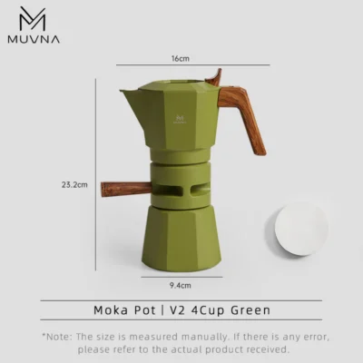 HIGH PRESSURE MUVNA Espresso Moka Pot