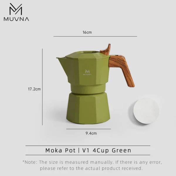 MUVNA Espresso Moka Pot 4 cups