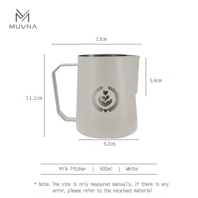 MUVNA Espresso Milk Frothing Pitcher