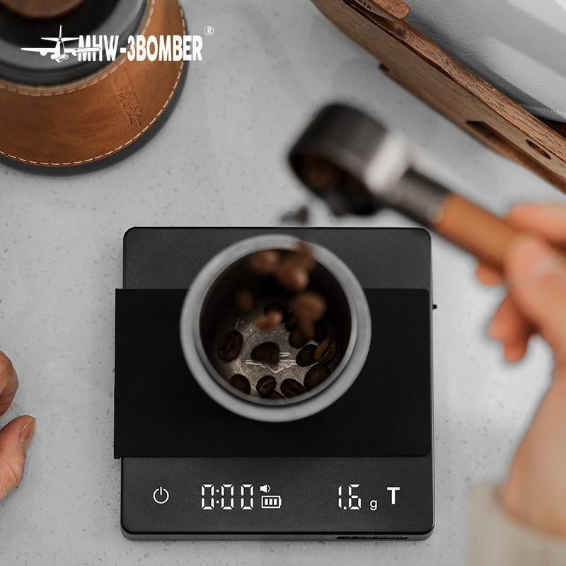 MHW-3BOMBER Cube Coffee Scale 2.0 – Black