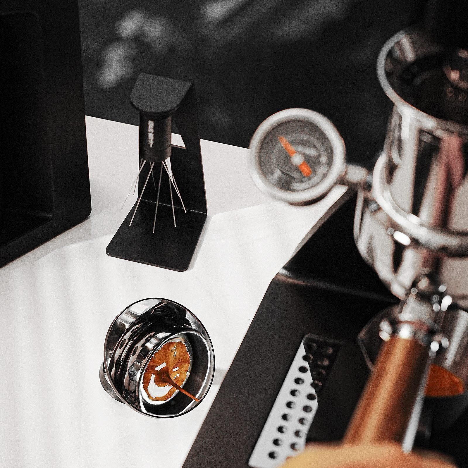 ⁦Mhw Coffee Extraction Observation M5503 Mirror Black⁩ - الصورة ⁦2⁩