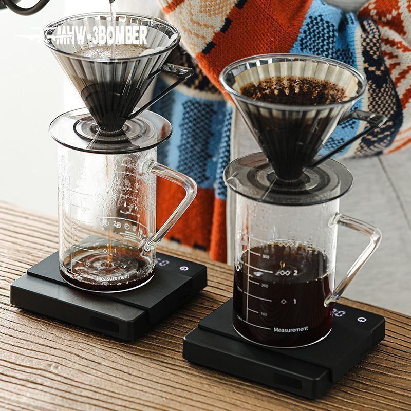 ⁦MHW-3BOMBER Cube Coffee Scale 2.0 – Black⁩ - الصورة ⁦3⁩