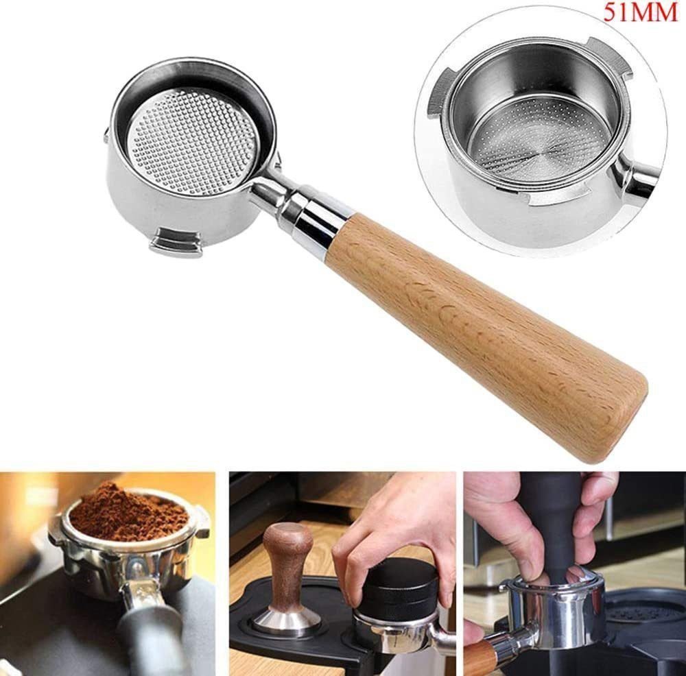 portafilter 51 wood - الصورة 2