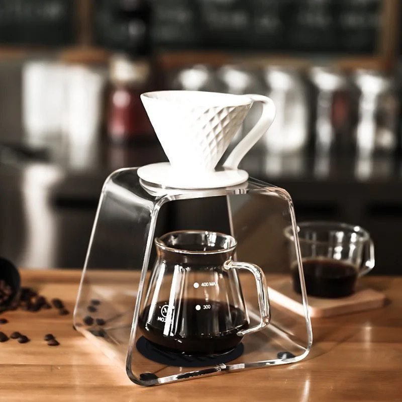 Coffee drip set with stand