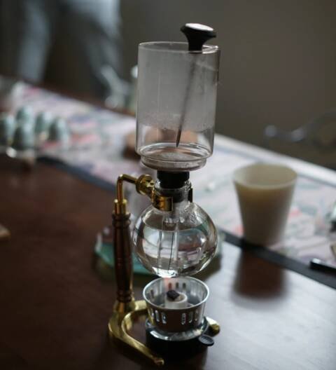 Siphon coffee maker 3 cups
