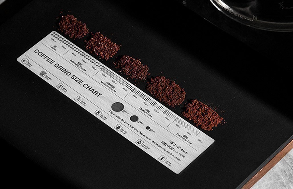 ⁦Muvna stainless steel grinding reference card⁩ - الصورة ⁦2⁩