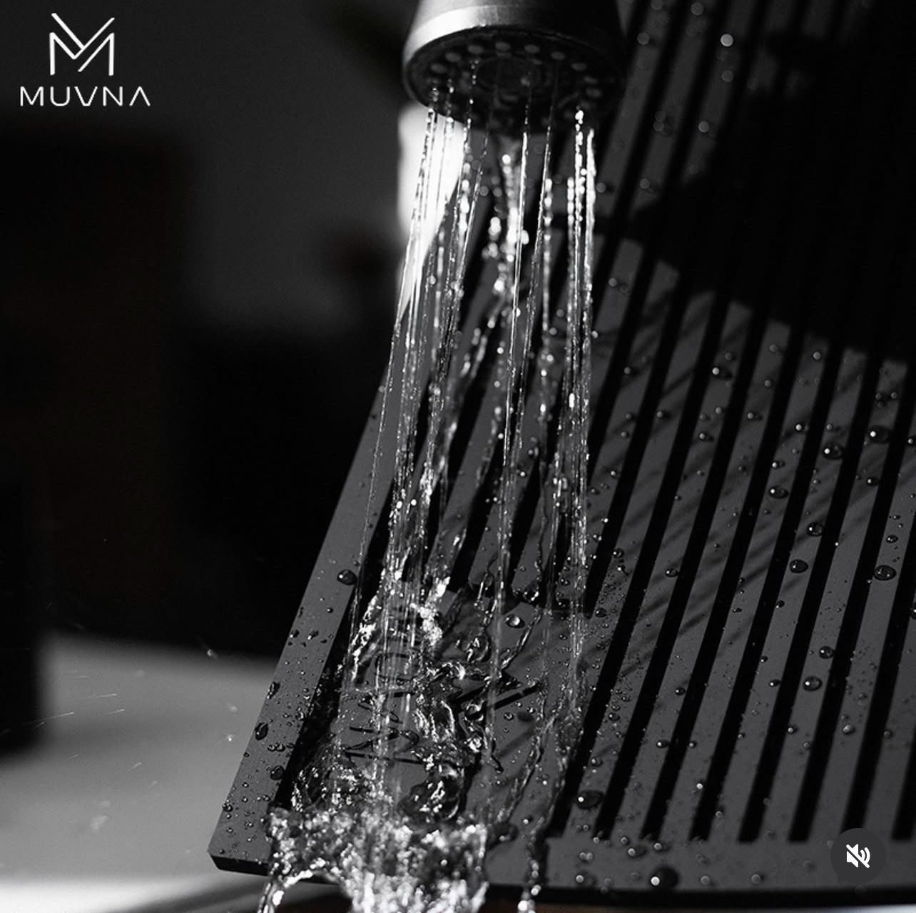 ⁦MUVNA Silicone Bar Mat Coffee Cup Draining Matt⁩ - الصورة ⁦3⁩