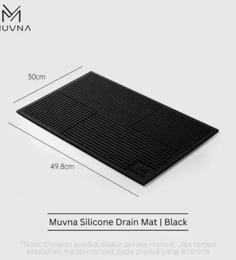 MUVNA Silicone Bar Mat Coffee Cup Draining Matt