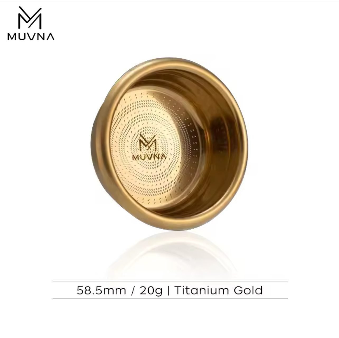 MUVNA - Moebius-Precision basket (58,5mm-20g) titanium gold