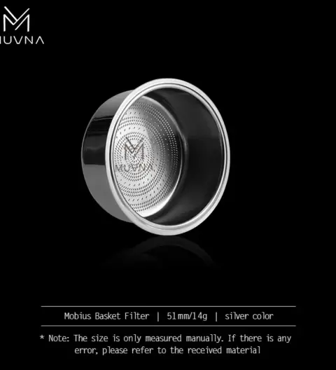 MUVNA Precision High Extraction Mobius Basket Filter 51 mm 14 g