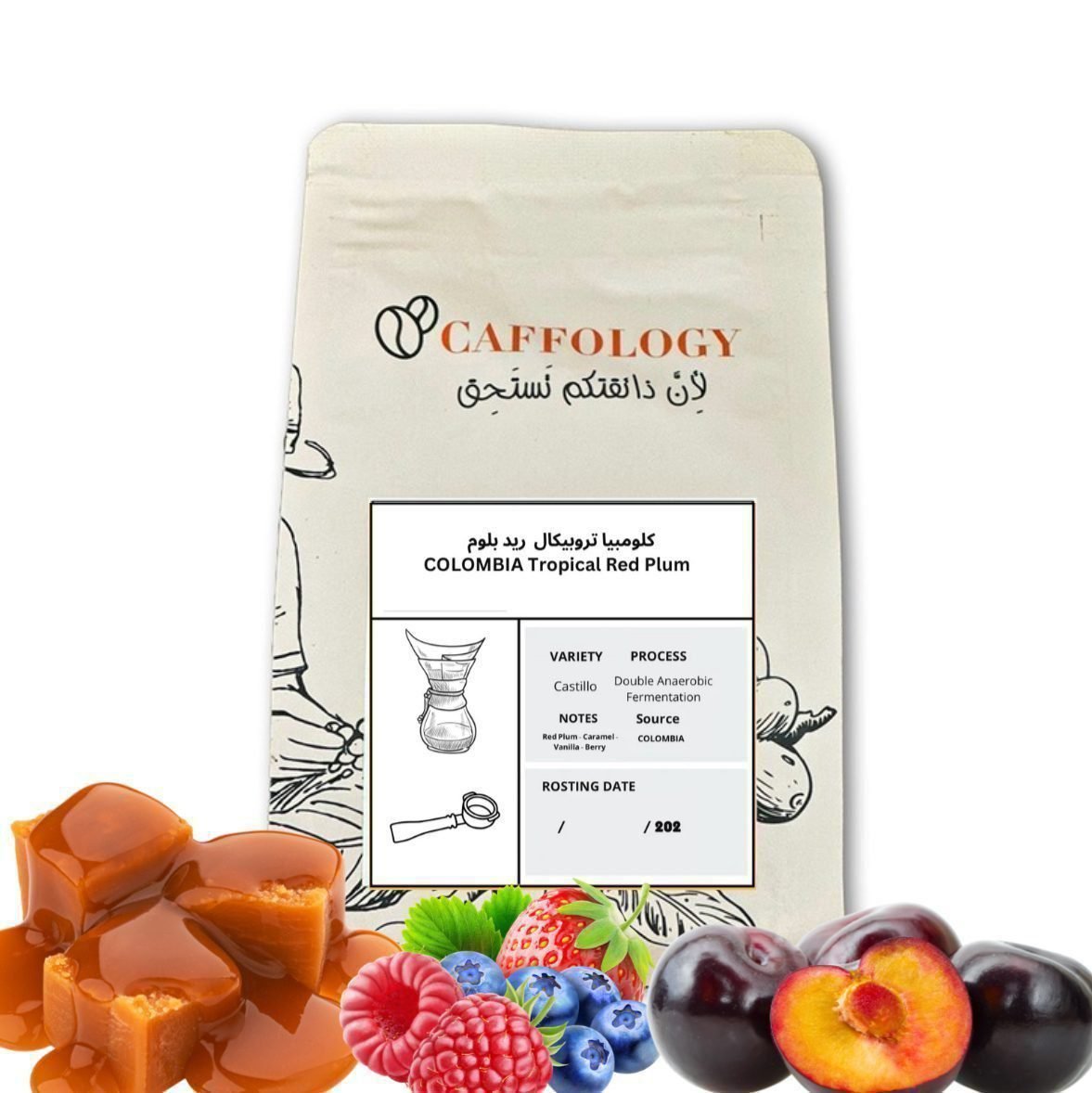 Tropical Red Plum coffee