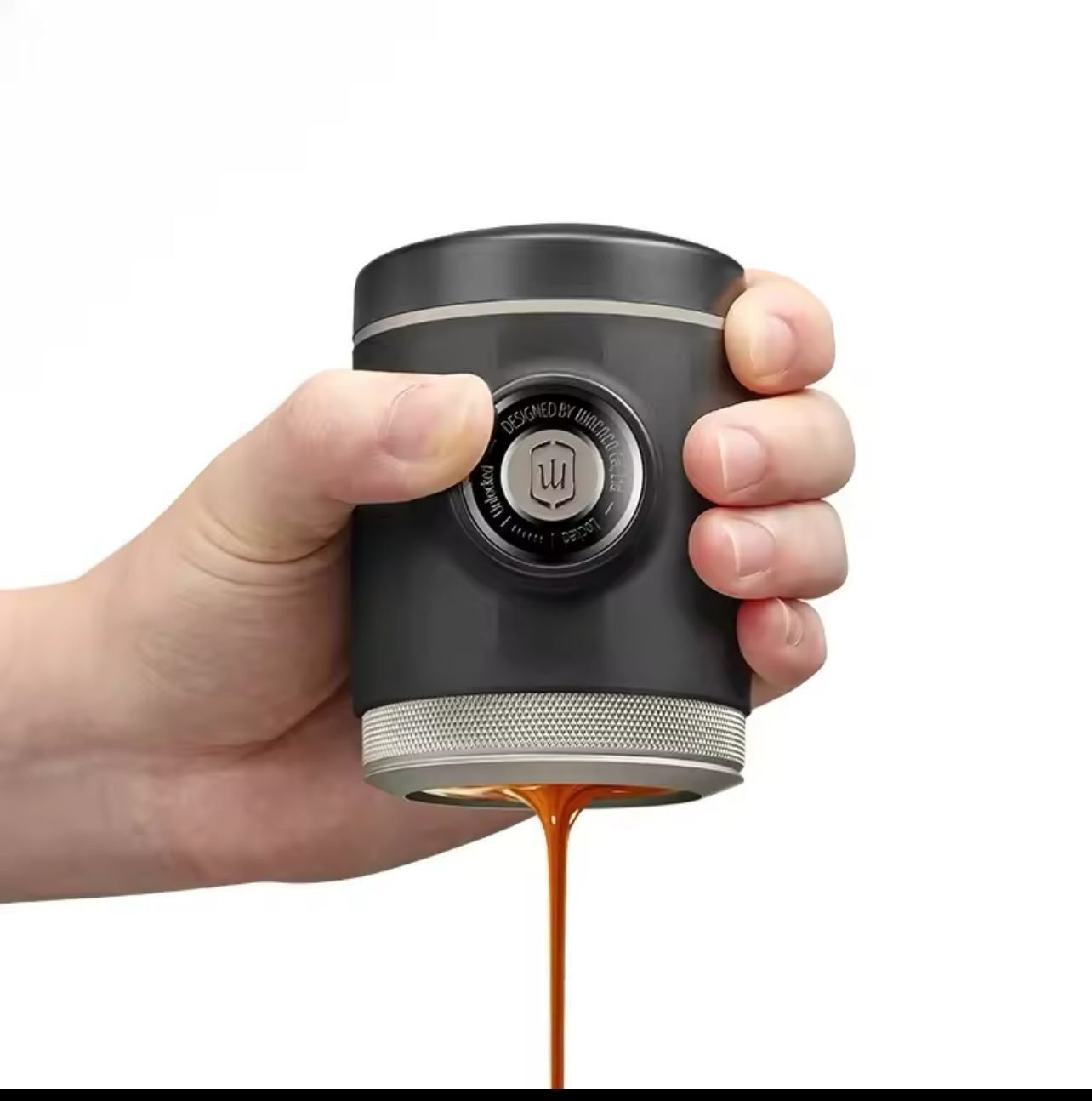 ماكينة وكاكو المحمولة لصنع الإسبريسو بيكوبريسو Wacaco Picopresso للقهوة المطحونة + شنطة حماية