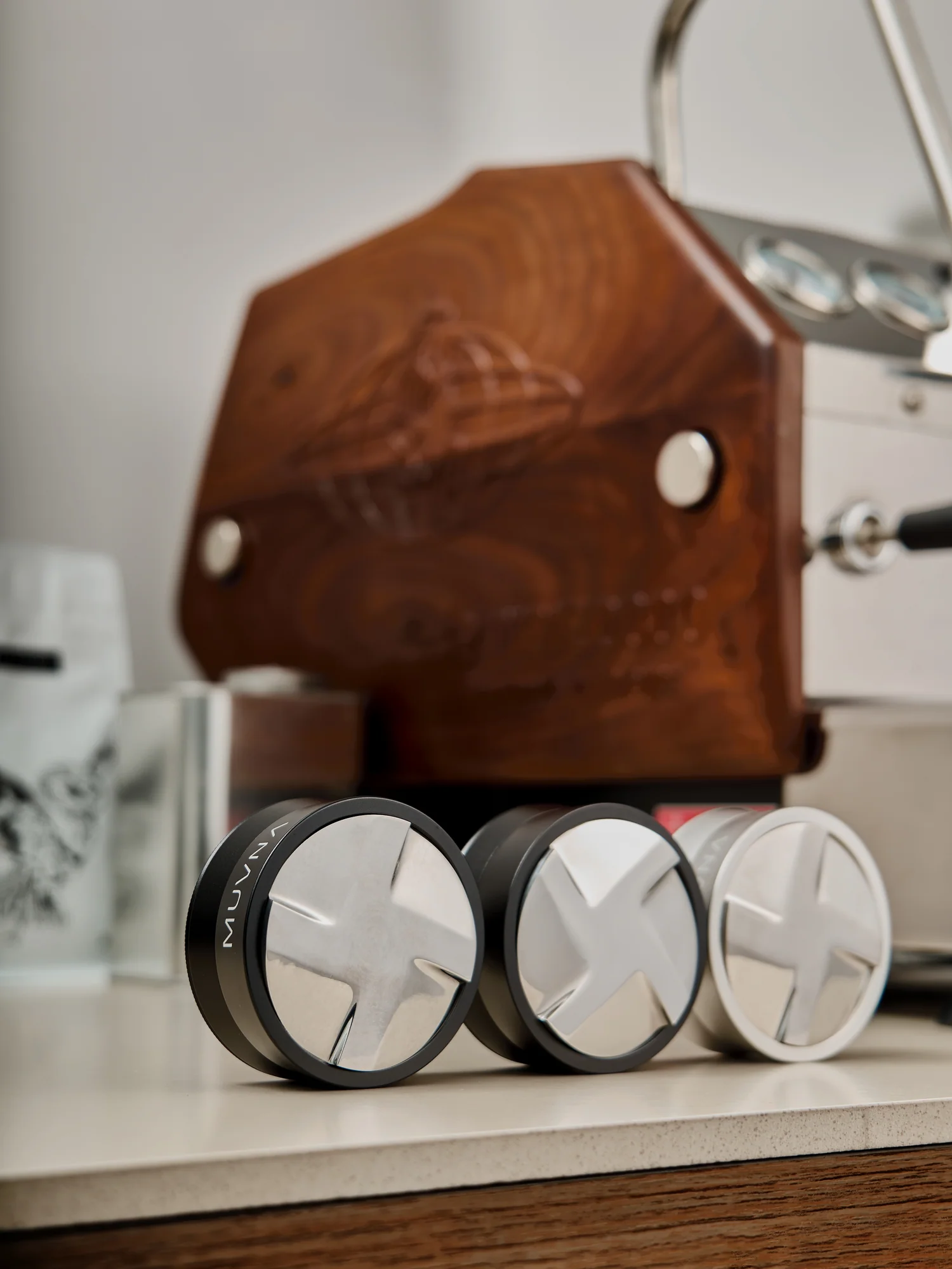 MUVNA Espresso Gravity Distributor 4 leaves - الصورة 2