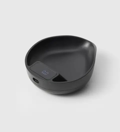 MUVNA ABS Electronic Scale Coffee Bean Tray-Walnut