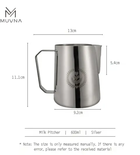 MUVNA Espresso Milk Frothing Pitcher