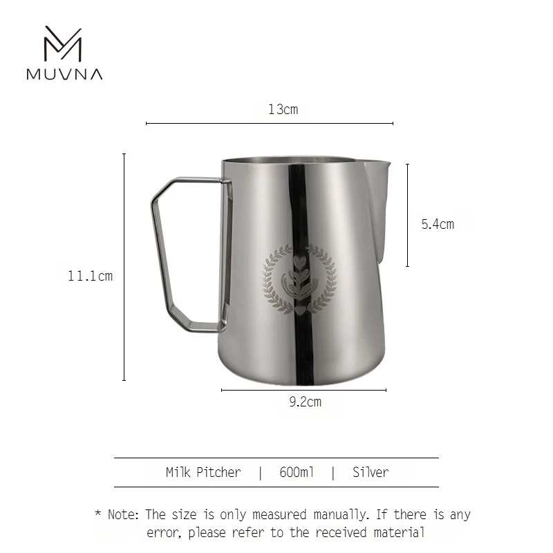 MUVNA Espresso Milk Frothing Pitcher
