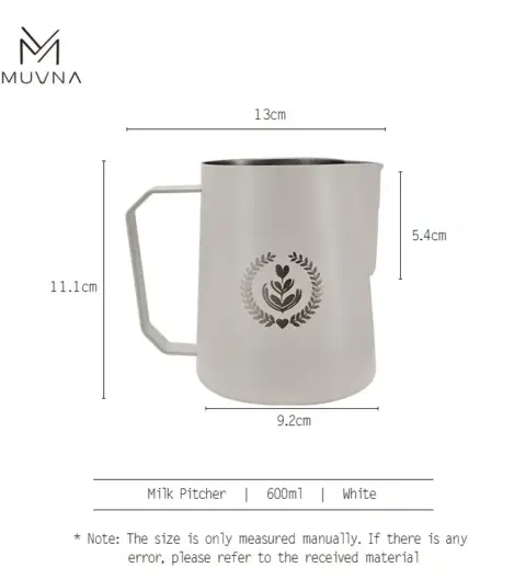 MUVNA Espresso Milk Frothing Pitcher
