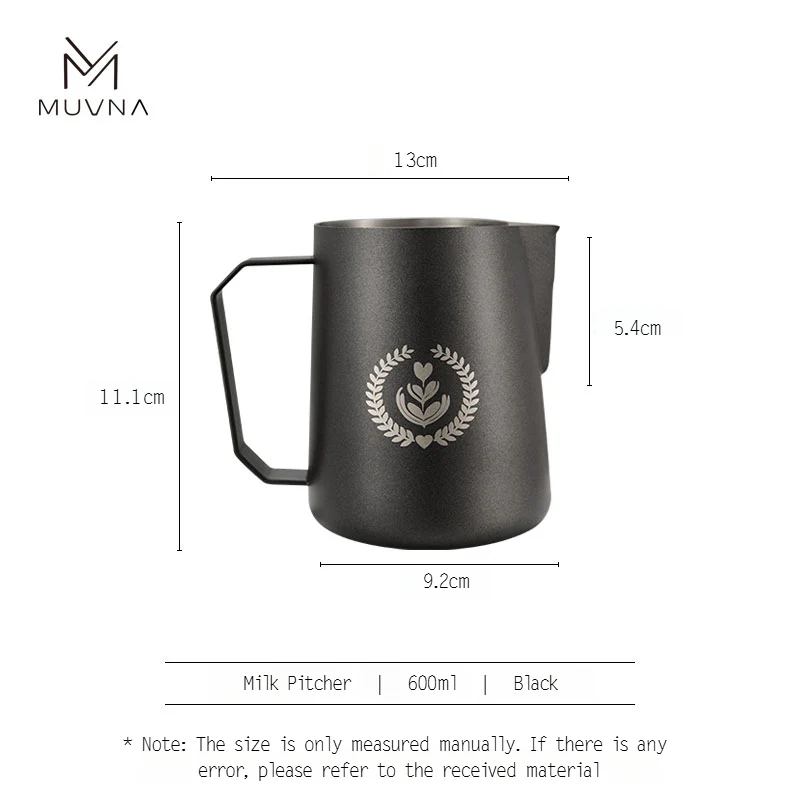 MUVNA Espresso Milk Frothing Pitcher