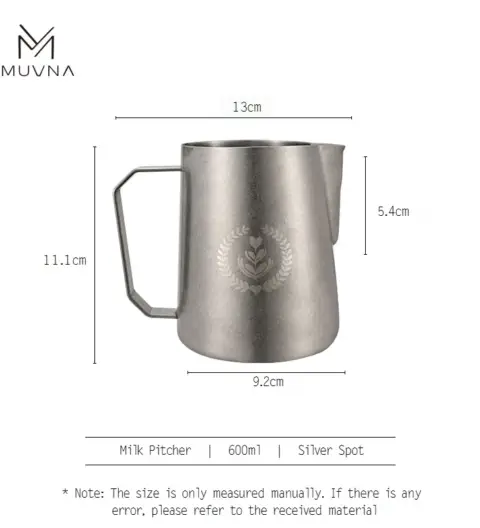 MUVNA Espresso Milk Frothing Pitcher