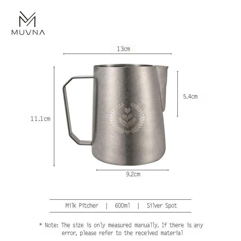 MUVNA Espresso Milk Frothing Pitcher
