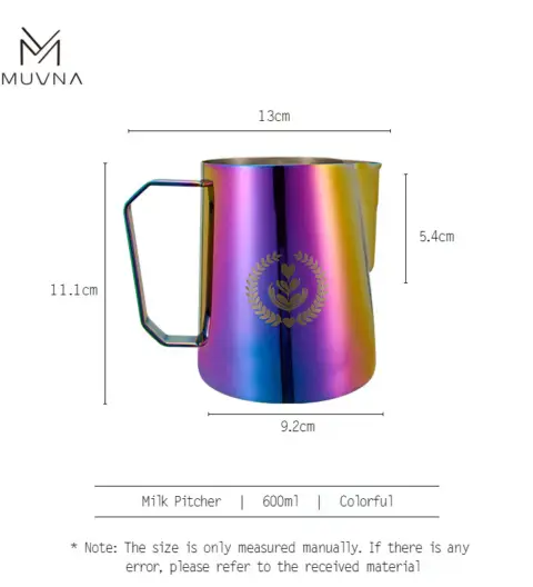 MUVNA Espresso Milk Frothing Pitcher