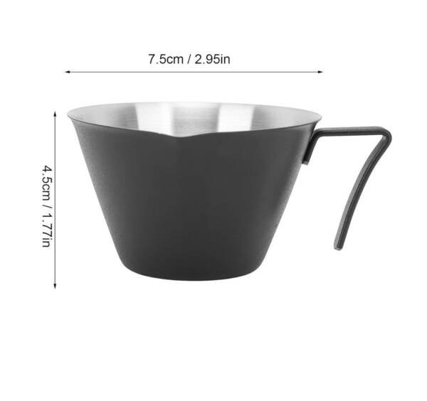 ⁦Stainless Steel Measuring Cup 100ml⁩ - الصورة ⁦2⁩
