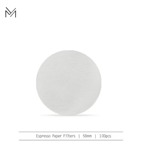 MUVNA Espresso Machine portafiter Filter Paper 58 mm