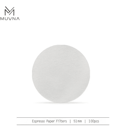MUVNA Espresso Machine portafiter Filter Paper 51 mm