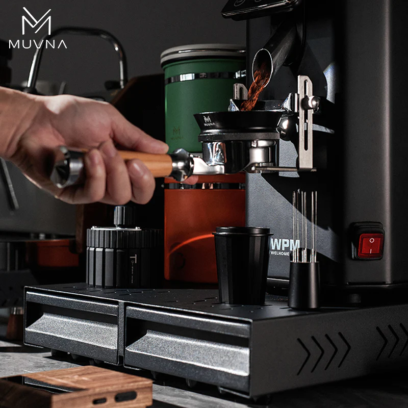 MUVNA Two Drawer Espresso Cracker Box - الصورة 2