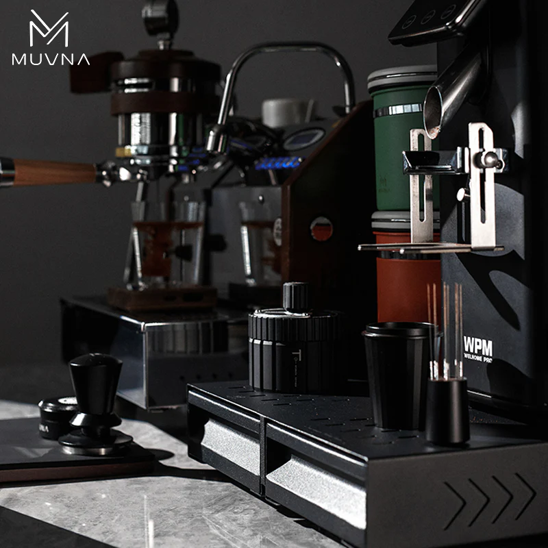 MUVNA Two Drawer Espresso Cracker Box - الصورة 4