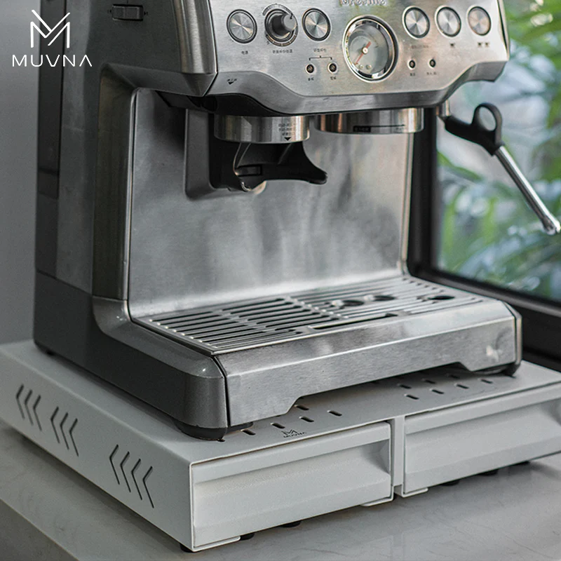 MUVNA Two Drawer Espresso Cracker Box - الصورة 4