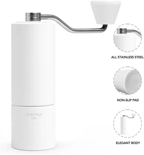 ⁦TIMEMORE CHESTNUT C3s Manual Coffee Grinder⁩ - الصورة ⁦6⁩