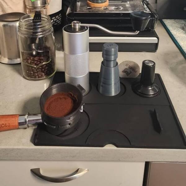 ⁦Espresso Tamping Mat⁩ - الصورة ⁦5⁩