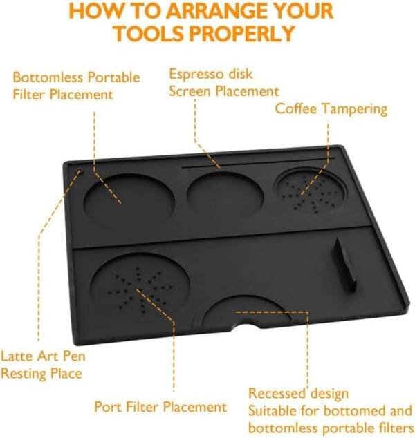 ⁦Espresso Tamping Mat⁩ - الصورة ⁦4⁩