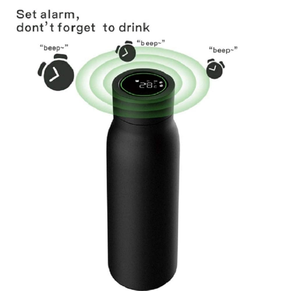 Smart water bottle black - الصورة 11