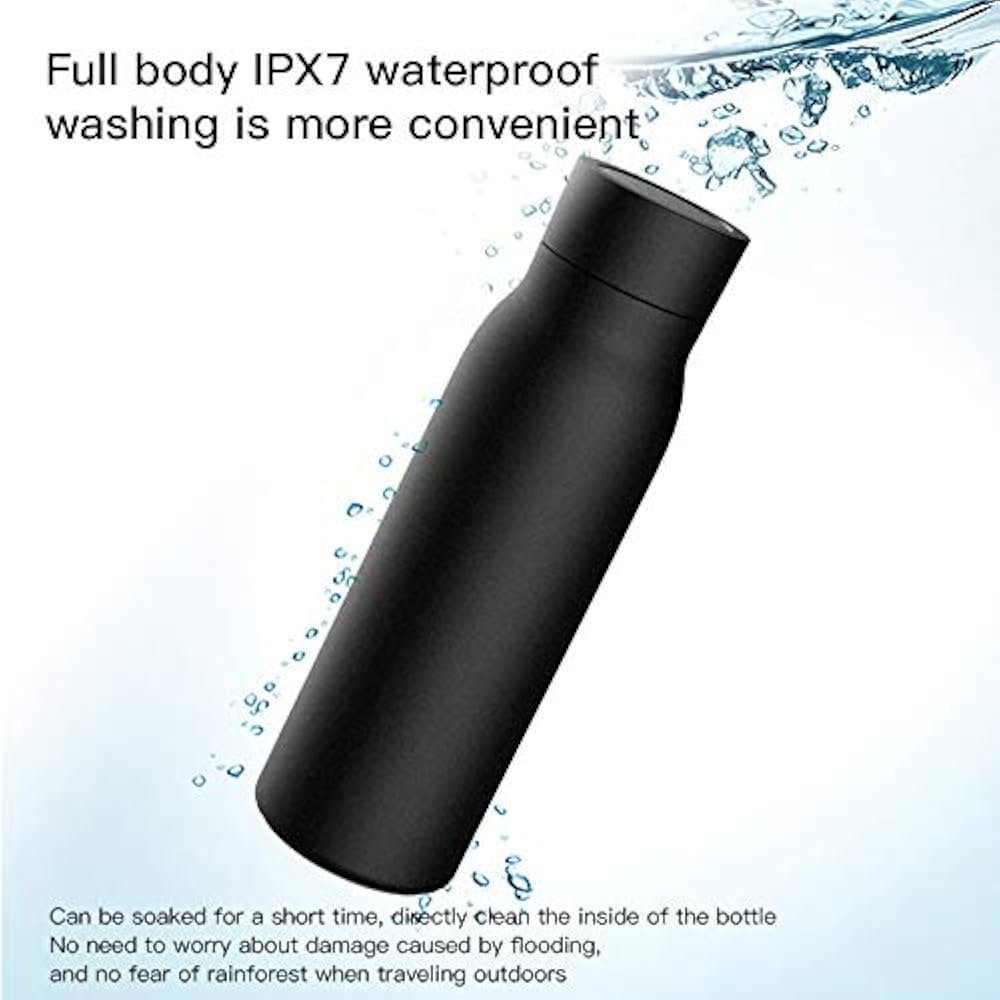 Smart water bottle black - الصورة 9